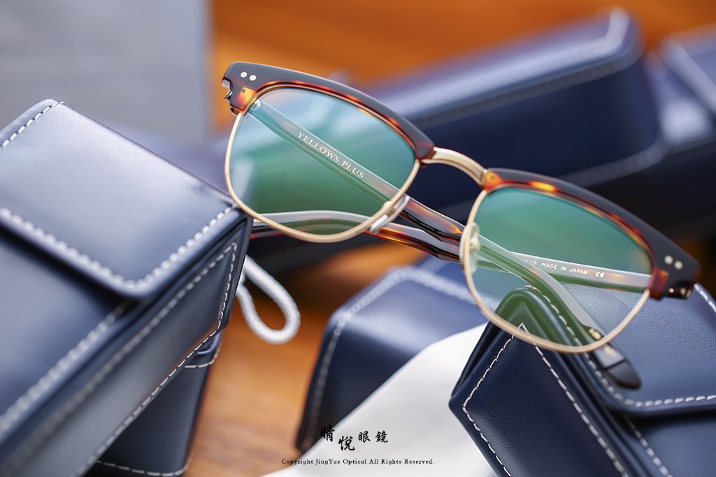  睛悦眼鏡,YELLOWS PLUS,手工眼鏡,日本手工眼鏡,YP BURTON,BURTON,C494BK