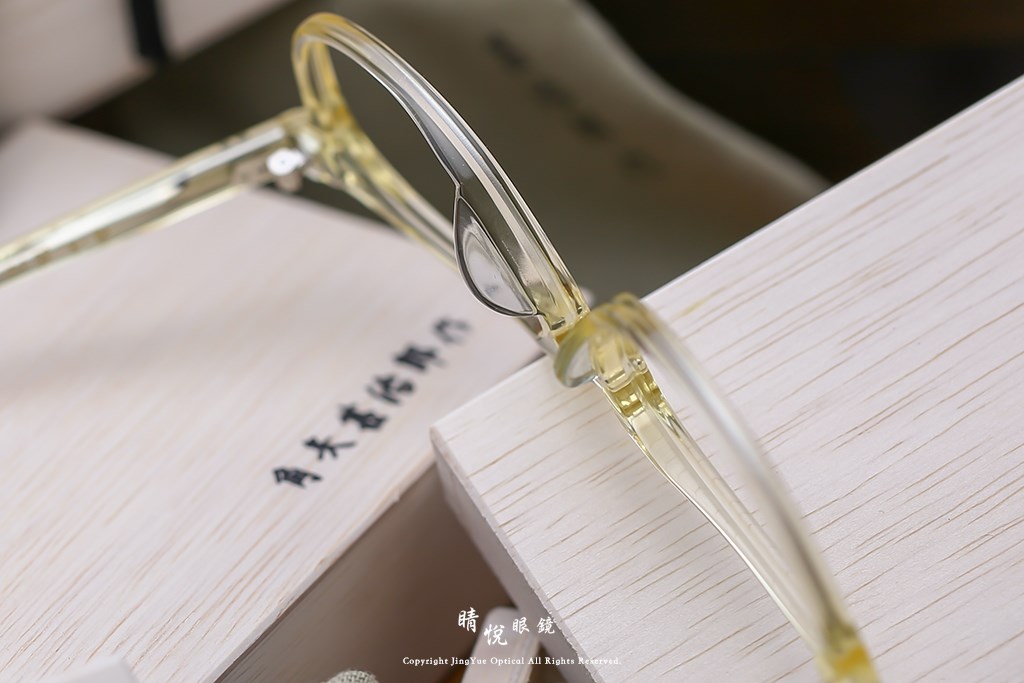 睛悦眼鏡,角矢甚治郎,手工眼鏡,日本手工眼鏡,賽璐珞,Celluloid,戰國限定,兼續,C10