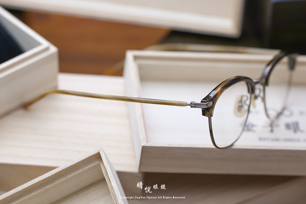 睛悦眼鏡,金子眼鏡,kaneko,手工眼鏡,日本手工眼鏡,賽璐珞,Celluloid,KV 34,BRS