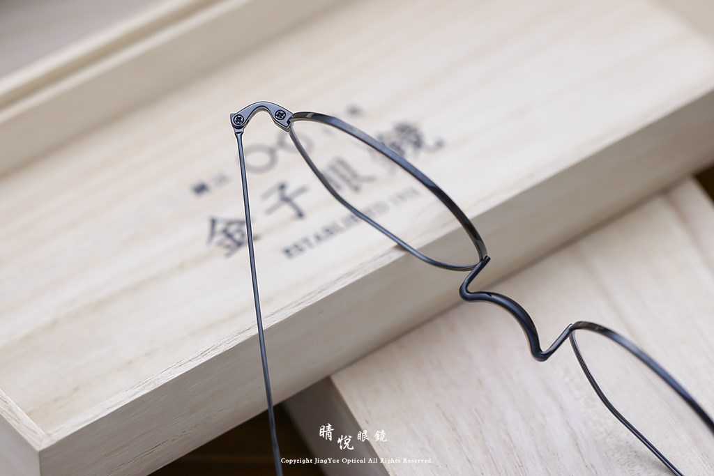 睛悦眼鏡,金子眼鏡,kaneko,手工眼鏡,日本手工眼鏡,KV103,IPBK