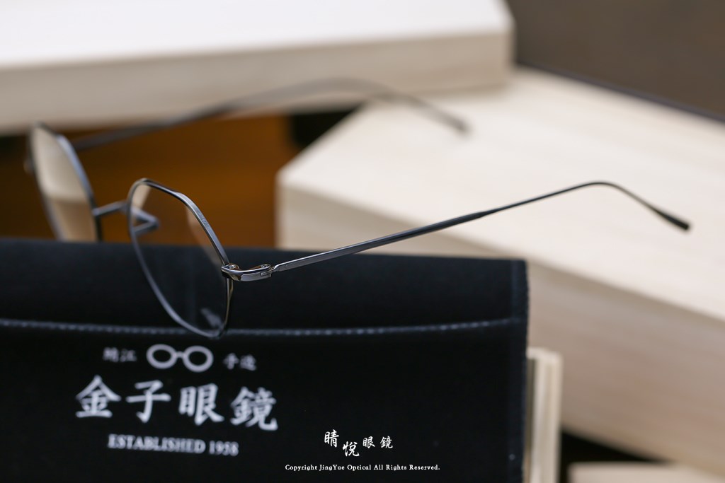 睛悦眼鏡,金子眼鏡,kaneko,手工眼鏡,日本手工眼鏡,KV103,IPBK