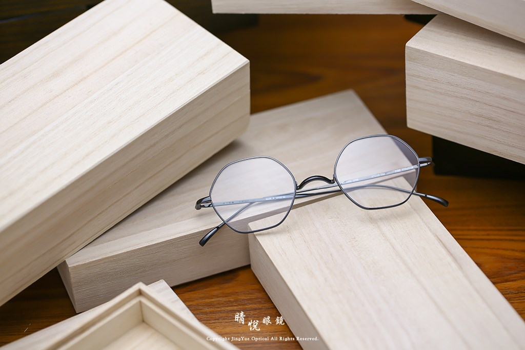睛悦眼鏡,金子眼鏡,kaneko,手工眼鏡,日本手工眼鏡,KV103,IPBK