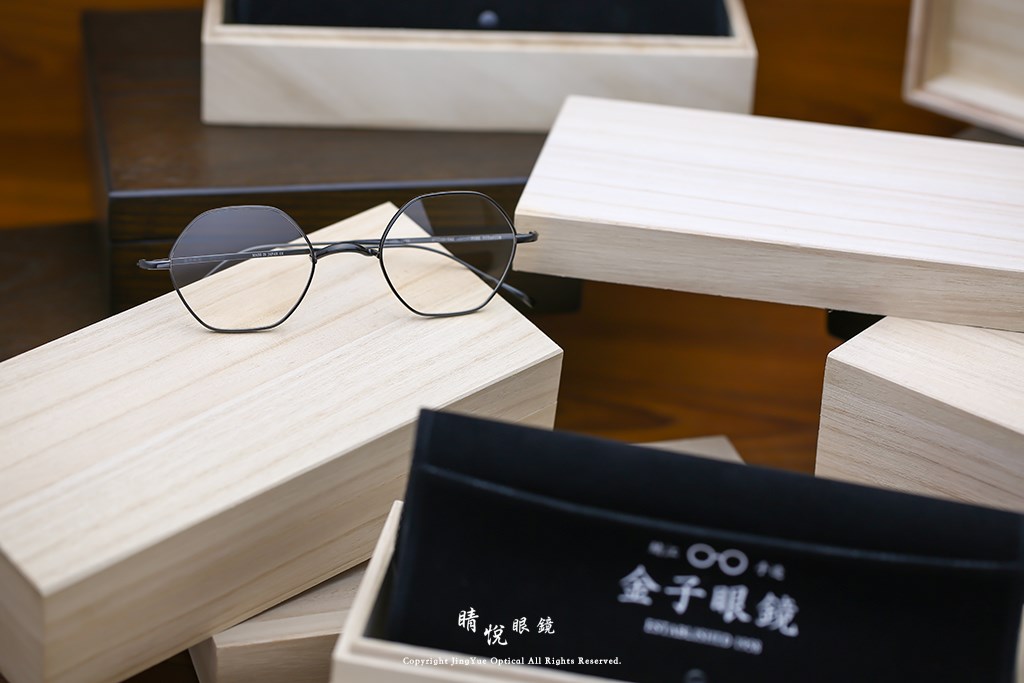 睛悦眼鏡,金子眼鏡,kaneko,手工眼鏡,日本手工眼鏡,KV103,IPBK