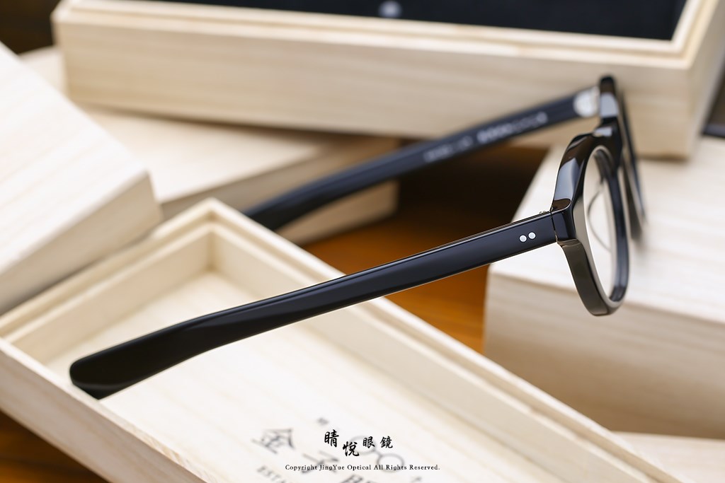 睛悦眼鏡,金子眼鏡,kaneko,手工眼鏡,日本手工眼鏡,醋酸纖維,板料,ACETATE,KA46,BK