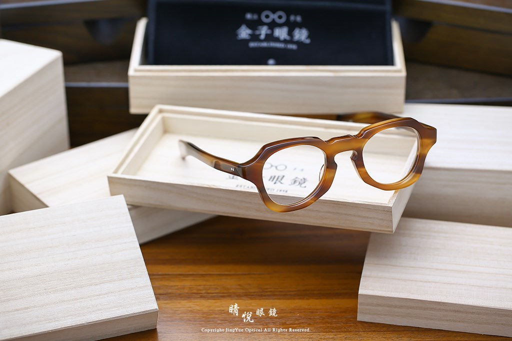 睛悦眼鏡,金子眼鏡,kaneko,手工眼鏡,日本手工眼鏡,醋酸纖維,板料,ACETATE,KA47,BRS