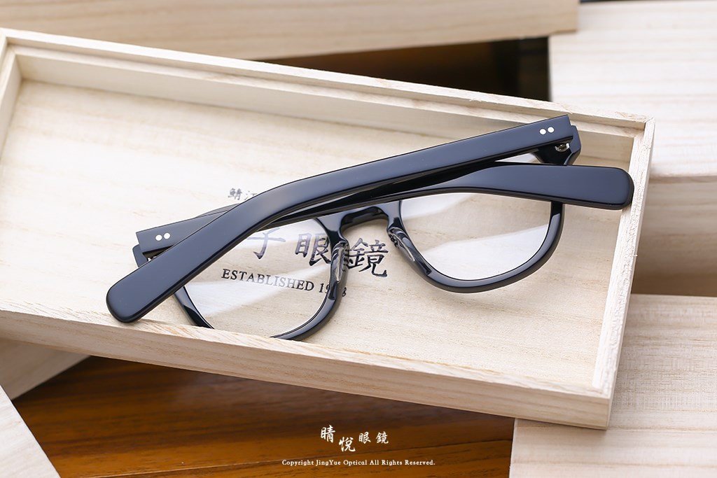 睛悦眼鏡,金子眼鏡,kaneko,手工眼鏡,日本手工眼鏡,醋酸纖維,板料,ACETATE,KA45,BK