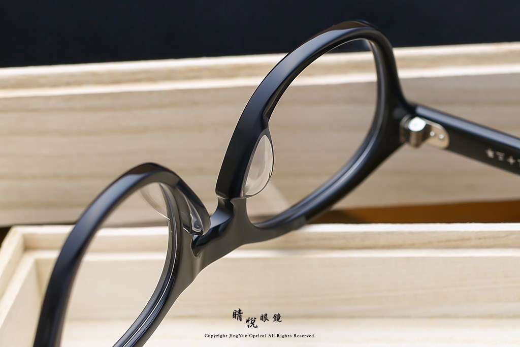 睛悦眼鏡,金子眼鏡,kaneko,手工眼鏡,日本手工眼鏡,醋酸纖維,板料,ACETATE,KA45,BK
