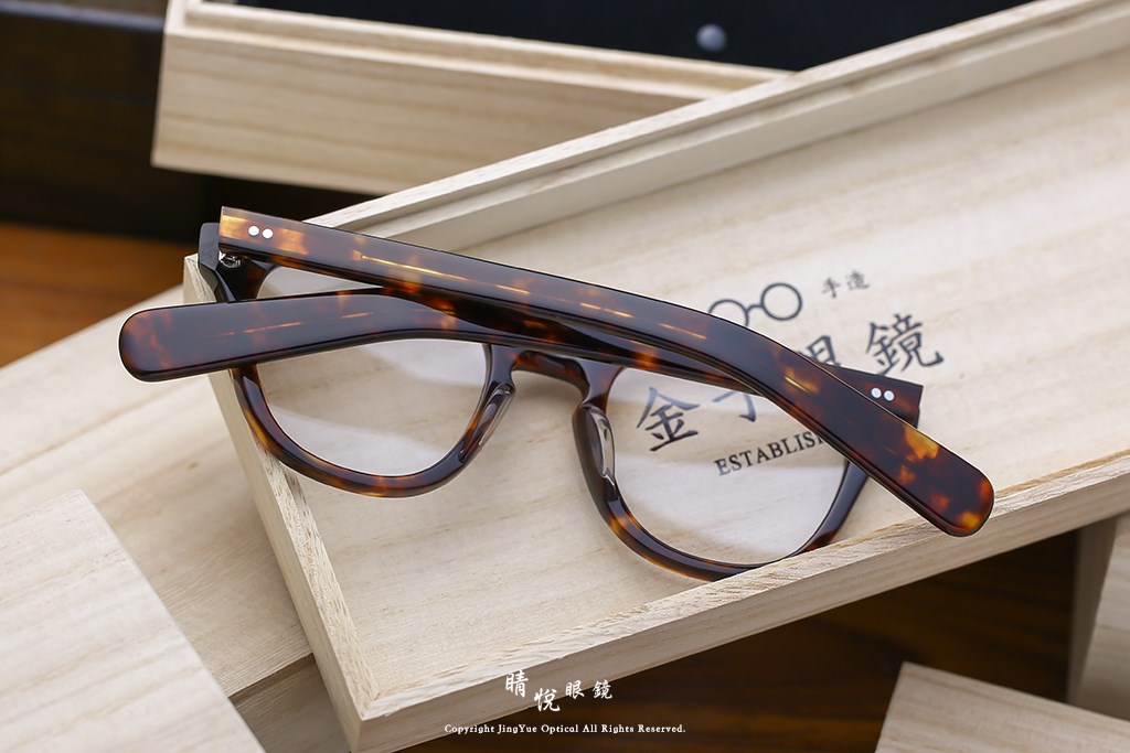 睛悦眼鏡,金子眼鏡,kaneko,手工眼鏡,日本手工眼鏡,醋酸纖維,板料,ACETATE,KA45,DEMI