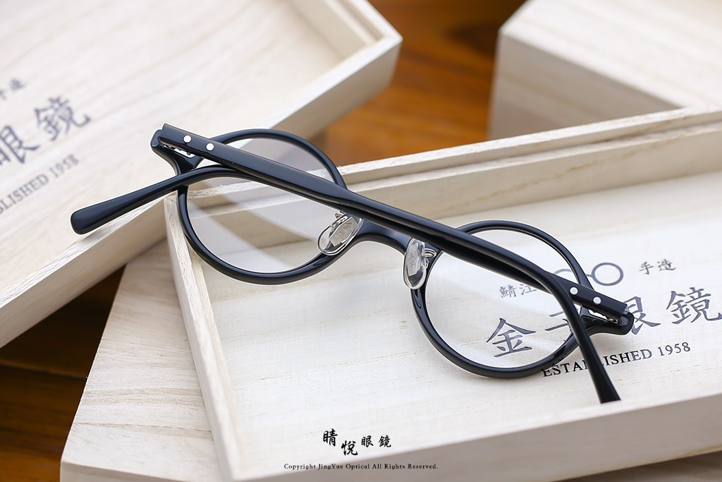 睛悦眼鏡,金子眼鏡,kaneko,手工眼鏡,日本手工眼鏡,醋酸纖維,板料,ACETATE,KA 44,BK	