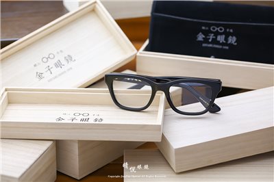 職人工藝 完美呈現 金子眼鏡 KC 賽璐珞系列 KC HP BK 89078