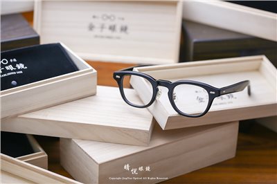 職人工藝 完美呈現 金子眼鏡 KC 賽璐珞系列 KC CX BK 84015